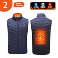 thumbnail image 3 of Chaleco autocalentable de 9 áreas, chaqueta térmica para hombre y mujer, chaqueta térmica con USB, ropa cálida para pescar en invierno, 3 of 5