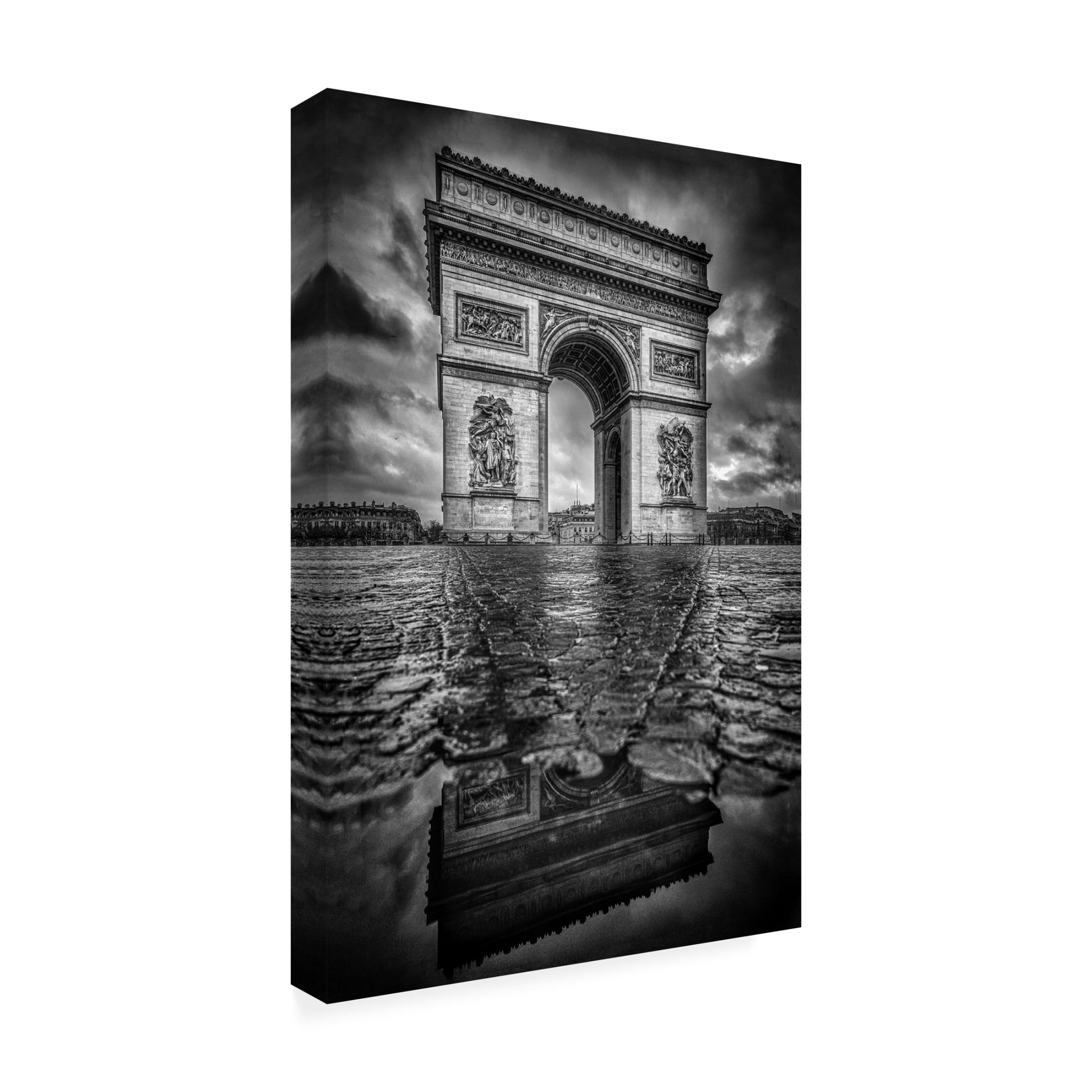 Trademark Fine Art Adrian Lazare Dark Morning Canvas Wall Art