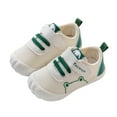 thumbnail image 1 of MIASHUI Chaussures de Marche pour Bébé Garçons Filles Espadrilles Respirantes pour Tout-Petits, Vert, 2.5-3 Ans, 1 of 5