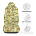 thumbnail image 5 of Yiaed Cute Avocado Print Car Seat Covers,Universal Auto Seats Protector Fits for Car,SUV Sedan,Truck,Automotive Seat Covers & Accessories(Two packs), 5 of 7
