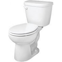 Gerber Maxwell Watersense High-Efficiency Round Toilet Bowl, 1.6 Gpf/1.28 Gpf, White