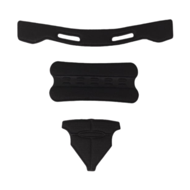 Kit de acolchado para casco Almohadillas para casco Inserto reutilizable Accesorios cómodos Cojines Negro
