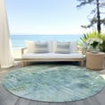 thumbnail image 6 of Addison Rugs Chantille Indoor/Outdoor Transitional Modern Teal Washable Round Rug, 8' x 8', 6 of 6