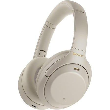 Sony WH-1000XM4 Wireless Noise Cancelling Over-Ear Headphones (Silver)- (International Version)