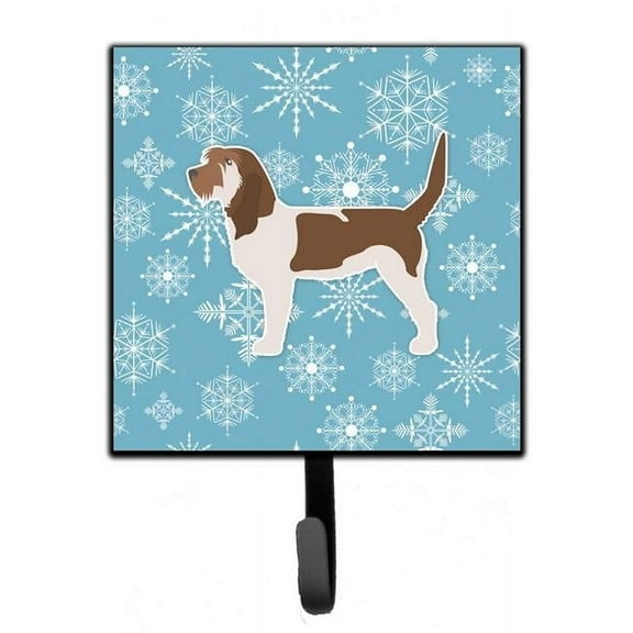 Winter Snowflake Grand Basset Griffon Vendeen Leash or Key Holder
