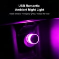 thumbnail image 3 of Cateissary Luz de coche USB decorativa LED Interior atmósfera vehículo lámpara ambiente dormitorio plástico iluminación colorida Flash rápido Iluminación y accesorios Flash rápido colorido Cateissary HA063214-07, 3 of 6