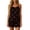 Black-1, variant on Gytharion Lounge Pj Sets for Women Plus Size Summer 2-Piece Pajama Sets Short Printed Camisole with Elastic Waist Ruffle Shorts Women's Home Sleepwear Sets