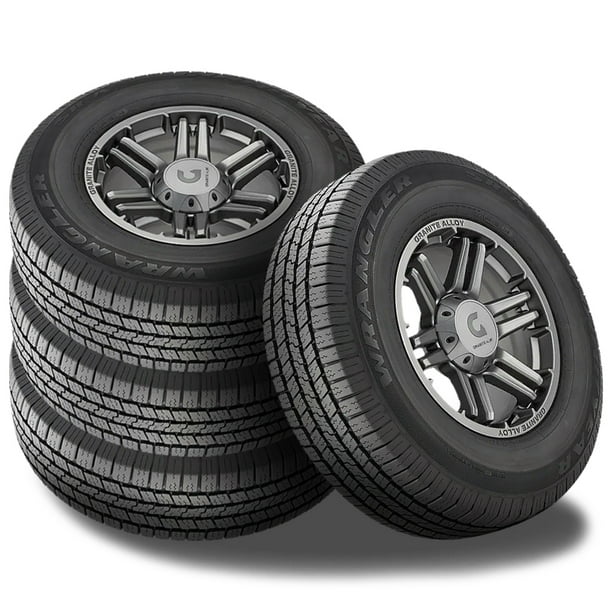 Set of 4 Goodyear Wrangler SR-A 275/60R20 114S OWL All Season Tires 50K  Mile Warranty 