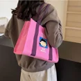 thumbnail image 4 of Bolso de mano de Snoopy Charlie Brown, bolso de hombro de lona de gran capacidad, bolso de compras para estudiantes, bolso práctico de moda para mujeres, 4 of 5