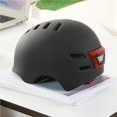 thumbnail image 4 of Toystoory Casco de equitación de PVC + EPS 750mah Casco de ciclismo con linterna Casco protector de bicicleta Cómodo protector de cabeza Casco Ciclismo No.1, 4 of 6