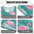 thumbnail image 4 of Flamingo Bow Pattern Summer Pajama Set Soft Cotton Short Sleeve Sleepwear 2PCS Pajama Sets Breathable Lounge Set Size 10Y, 4 of 7