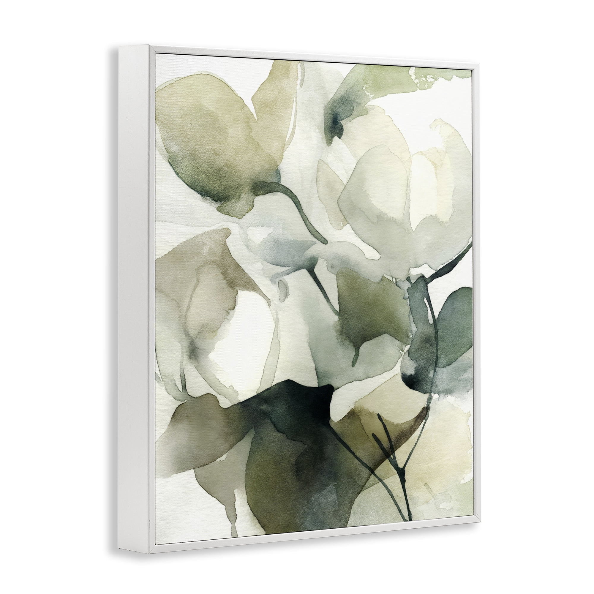 Stupell Industries Flowing Floral Branches White Framed Giclee Art, design by Svetlana Aleynikova