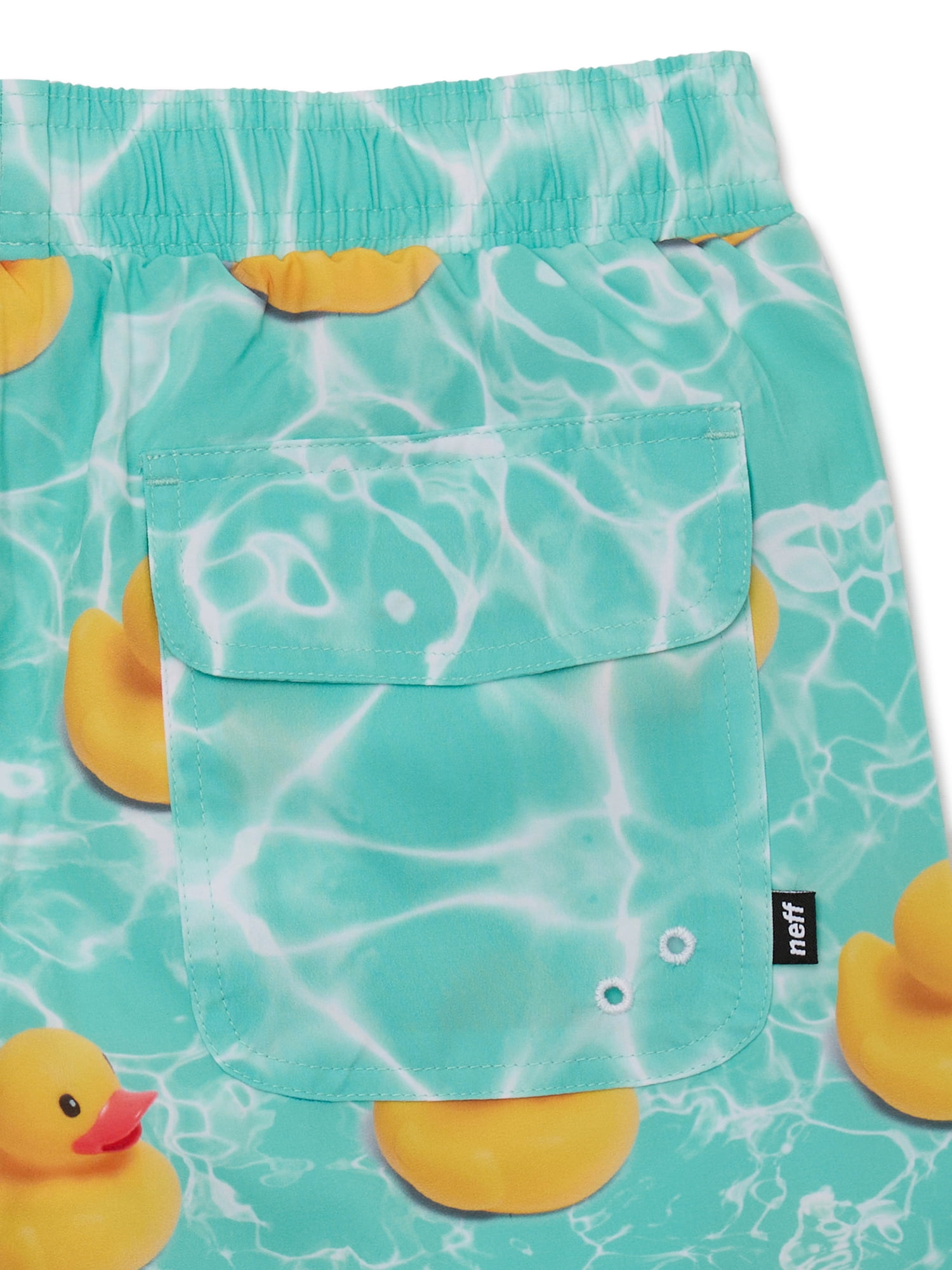 Neff Boys Daily Pool Duck Graphic Swim Shorts, Sizes 6-18
