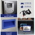 thumbnail image 3 of Corona Cruiser 12V Cooler, 24 Bottle Portable 45 L Fridge, Silver, Blue, 3 of 5