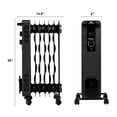 thumbnail image 4 of Costway Radiateur Portable 1500W à Huile avec Thermostat Réglable Noir, 4 of 10