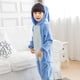 thumbnail image 4 of Ropa de dormir de franela de dinosaurio para niños, pijama de panda, mono de unicornio, kigurumi, manta de punto para niños y niñas, 4 of 5