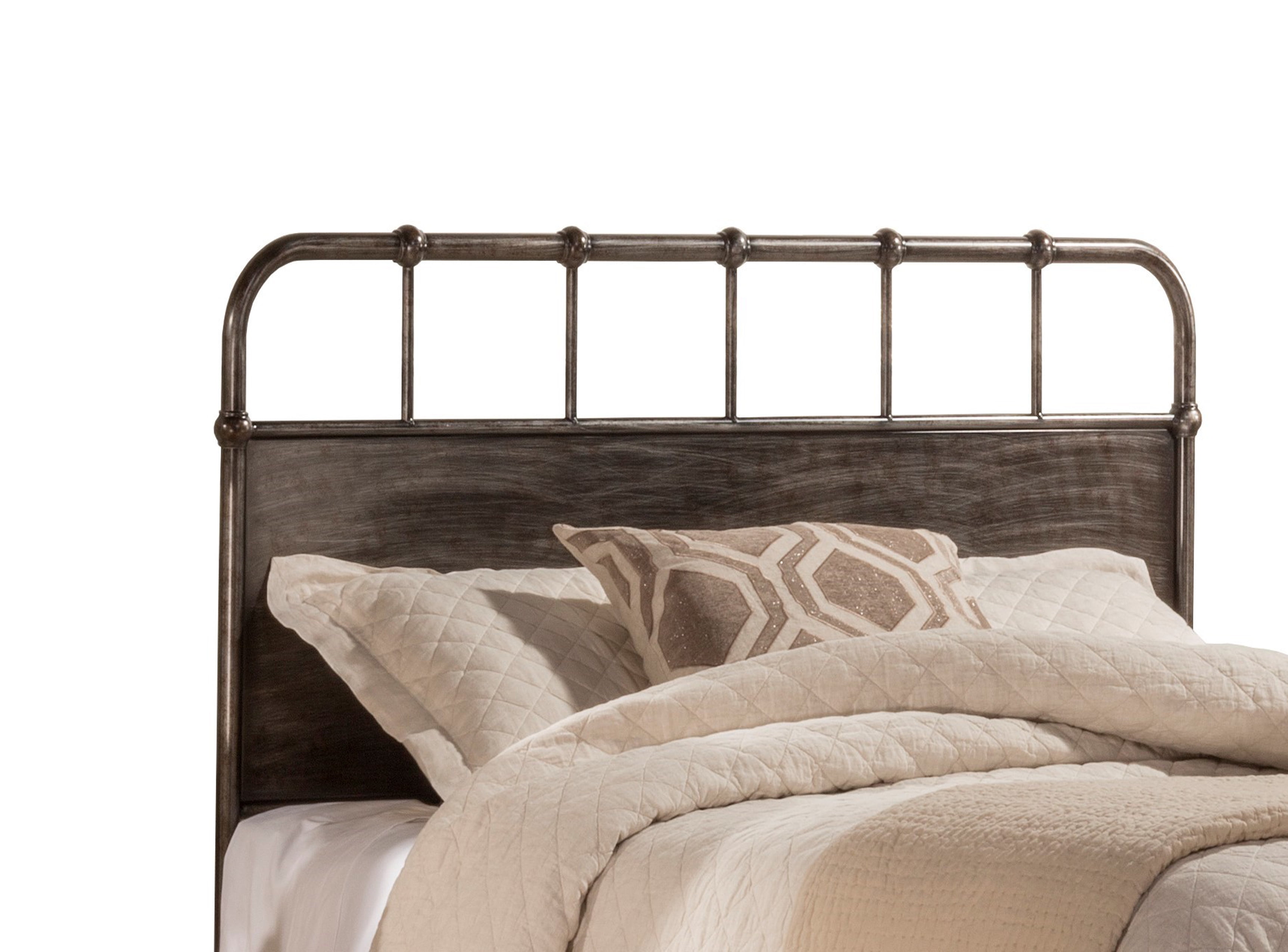 Hillsdale Furniture Grayson Full Queen Metal Headboard Rubbed Black Walmart Com Walmart Com