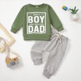 thumbnail image 2 of Xudanell Boys Clothing Sets Mamas Boy Letter Print Long Sleeve Sweatshirt Pullover Tops And Jogger Pants Cute Fall Winter Outfit, 2 of 6