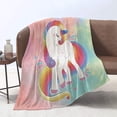 thumbnail image 1 of Unique Print Blanket Throw Comfortable Warm Velet Plush Fluffy Throw Blanket Perfect Gift for Couch Sofa or Bed 50"(Width) x 80"(Length), 1 of 5