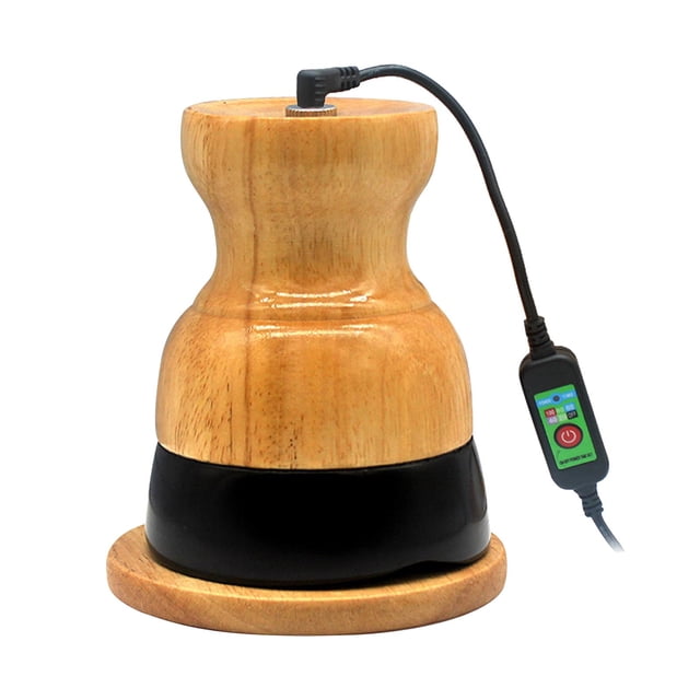 Masajeador eléctrico de punto de acupuntura, masajeador eléctrico Bianstone, dispositivo de succión física, desguace natural para masajes Sunnimix Masajeador Bianstone