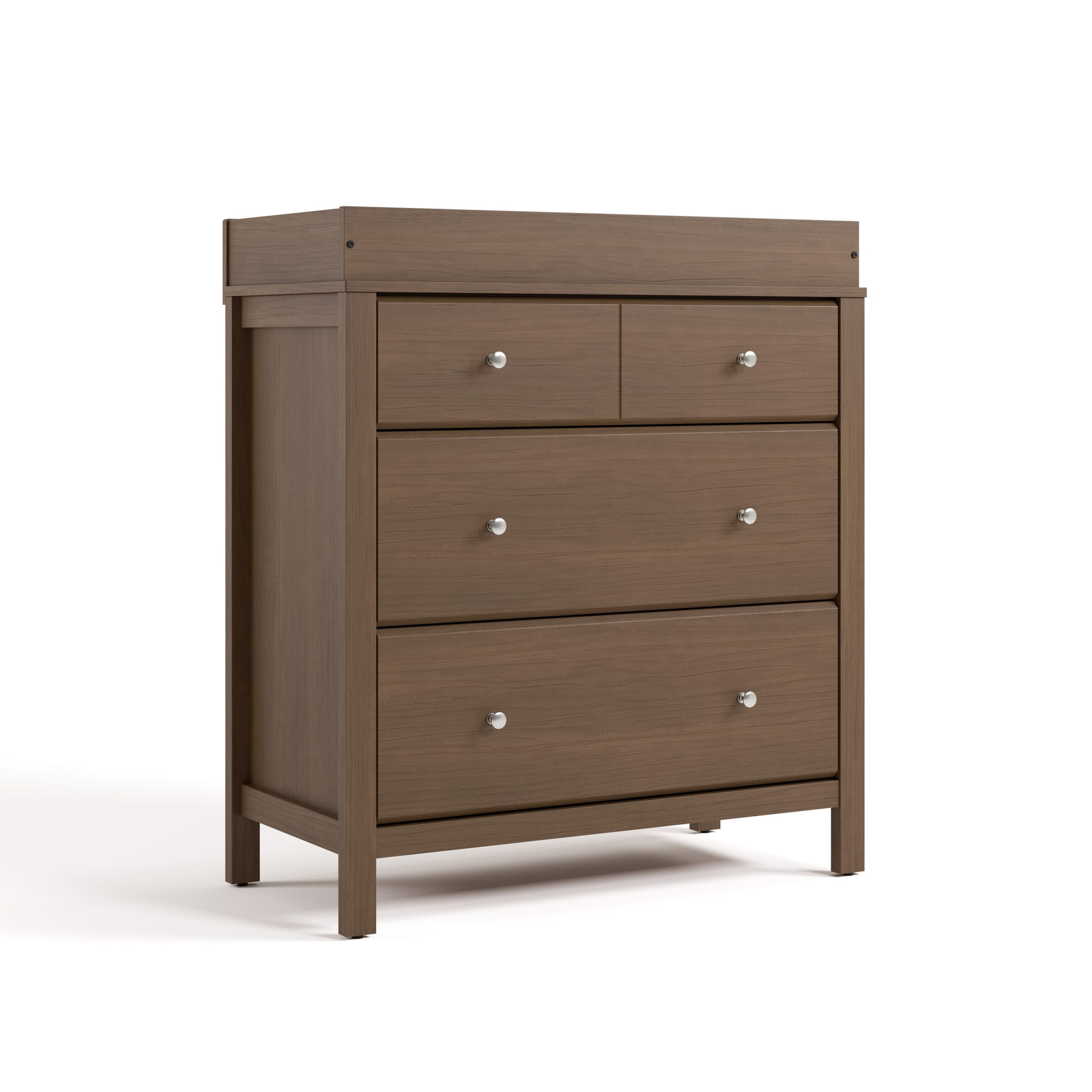 Storkcraft Horizon 3 Drawer Chest with Infant Changing Topper, Hazelnut