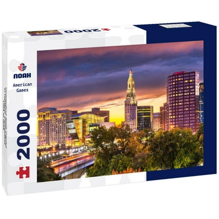Noah Jigsaw Puzzle Connecticut State Capitol in Hartford, Connecticut, USA at dusk 2000 pieces