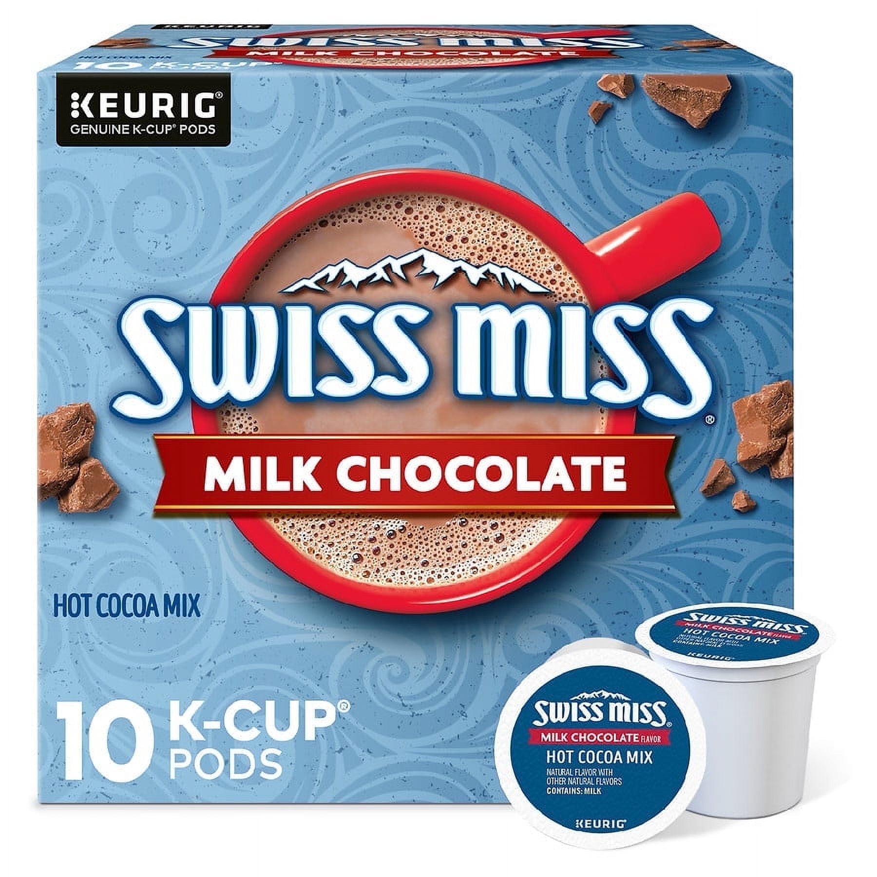 Swiss Miss Pumpkin Spice Hot Cocoa, 22 K-Cup Pods, Premium