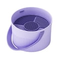 thumbnail image 2 of Limpiador de brochas de maquillaje Yuyangstore cepillo de cuenco Herramientas de Limpieza y secado Violeta, 2 of 8
