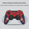 thumbnail image 3 of Wireless Bluetooth Game Joystick Controller 2.4GHz Wireless Gamepad with Dual Vibration Gyro Axis for Switch, 3 of 8