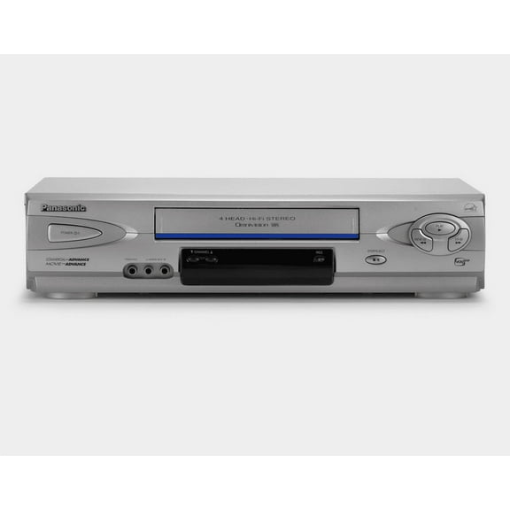 Panasonic PV-V4612S 4-Head Hi-Fi VCR w/ Original Remote, Manual, A/V Cables, & HDMI Converter