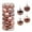 Rose Gold, variant on Holloyiver 24pcs Christmas Balls Ornaments for Xmas Tree Shatterproof Christmas Tree Hanging Balls Decoration for Holiday Party Baubles Set with Hang Rope 1.57"(40mm)