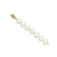 thumbnail image 3 of 14K Yellow Gold 9-10mm White Freshwater Cultured Pearl Necklace (24 Inches), 3 of 3