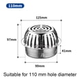 thumbnail image 4 of Stainless Steel Anti-Clog Roof Floor Drain Gutter Sewer Drain Filter, 4 of 5