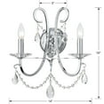 thumbnail image 3 of Crystorama Lighting - Two Light Wall Mount - Wall Mount - Othello - Two Light, 3 of 7