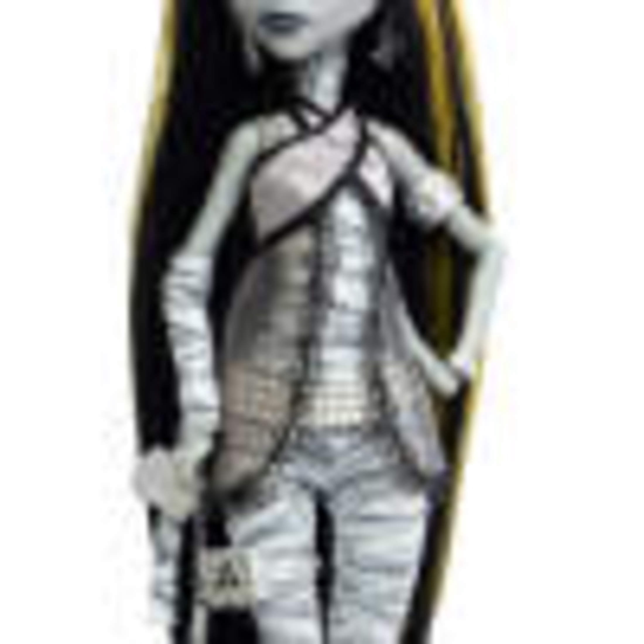 Monster High Reel Drama Cleo De Nile Collector Doll in Black and White, Reproduction with Poster