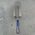 thumbnail image 5 of Deep Fry Baskets Potato Cooking Tool Food Presentation Strainer Colander Rectangle Table Serving Long Handle French Fries Basket for BBQ, 5 of 8
