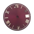 thumbnail image 3 of Milageto Roman Numerals Dial 28.5mm Easily Install Directly Replace for NH35 Movement Red, 3 of 8