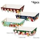 thumbnail image 3 of Loncheras Navideñas de Papel (Paquete de 4) | Contenedores Multicolores para Refrigerios Navideños con Diseños de Papá Noel, Muñeco de Nieve y Árbol | Cajas de Comida Desechables y Duraderas para Fie, 3 of 6