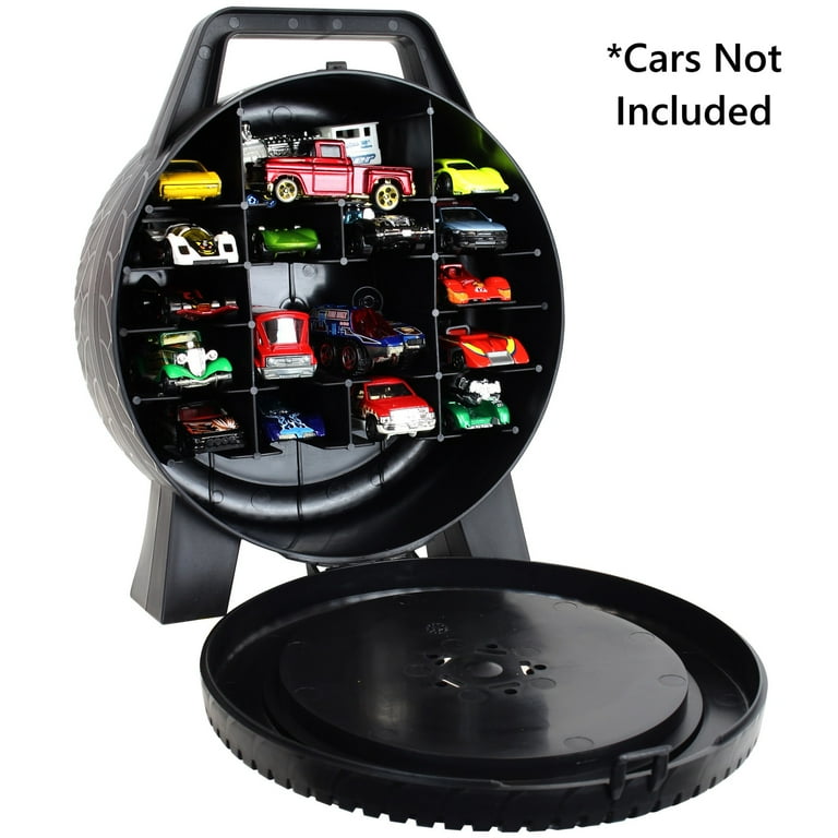 Hot Wheels 30台セット④ Mattel Hot Wheels 30 Car Case, Wheel-Shaped Organizer, Holds 1:64