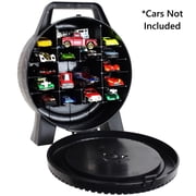 Hot Wheels Wheel-Shaped Organizer 30-Car Case Storage for 1:64 Die-Cast Vehicles