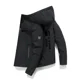 thumbnail image 3 of Chaqueta con capucha para hombre 2023, chaqueta bomber, cortavientos para hombre, abrigos con cremallera, chaquetas de carga ajustadas para primavera y otoño, ropa deportiva informal para hombre, 3 of 5