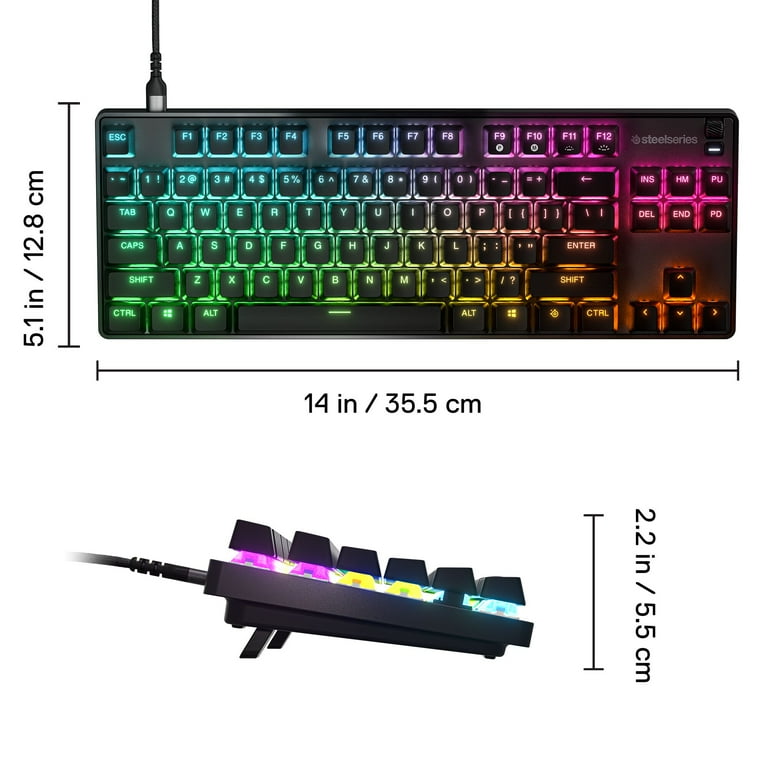 SteelSeries Apex 9 TKL Mechanical Keyboard - RGB USB-C