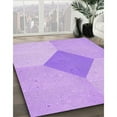 thumbnail image 2 of Ahgly Company Indoor Rectangle Patterned Heliotrope Purple Area Rugs, 4' x 6', 2 of 6