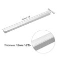 thumbnail image 2 of Uxcell Square Aluminum Flat Bar, 1/2" Thick 0.6" Width 10" Length Square Aluminum Bar For Industrial Building, 2 of 5