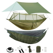 102.4''*55.1''Double Camping Hammock 10*10FT Camping Hammock Tent Rain Tarp Supersized Underquilt of Hammock, Warm Blanket Bottom Insulation,Portable For Camping，Hiking Backpacking Travel