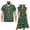 Candy Canes, variant on Dog Paw Print Matching Couple Outfits Husban and Wife Clothing Light Men's Short Sleeve Shirt Workwear and Womens Midi Dress Elegant Party Dresses Size M