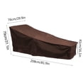 thumbnail image 2 of Patio Furniture Covers Waterproof Outdoor Lounge Chair  Covers 82x30x16inch, 2 of 9