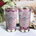 thumbnail image 2 of 20oz Christian Gifts for Women, Mom, Friends, Gifts for Her, Religious Gifts for Women, Unique Inspirational Birthday Gifts, Printed Jewelry Cross Faith Tumbler Cup, Travel Coffee Mug with Lid, 2 of 6