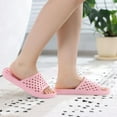 thumbnail image 2 of Mens Shower Shoes With Holes Dry Quickly Bath Slippers Womens Non Slip Indoor Home Bedroom Pool Spa Guest College ,Dorm Beach, Bathroom & Gym, 2 of 7