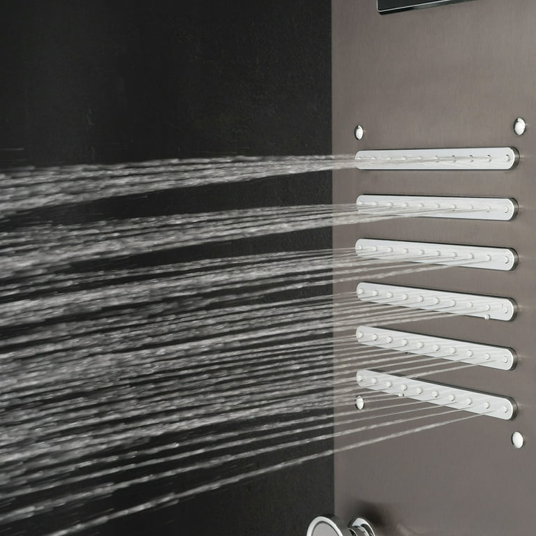 55 inch 3-Jet Stainless Steel Shower Panel System